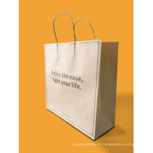 Benutzerdefinierte Kraftpapier Tasche / Papier Einkaufstasche / Geschenk Papiertüte